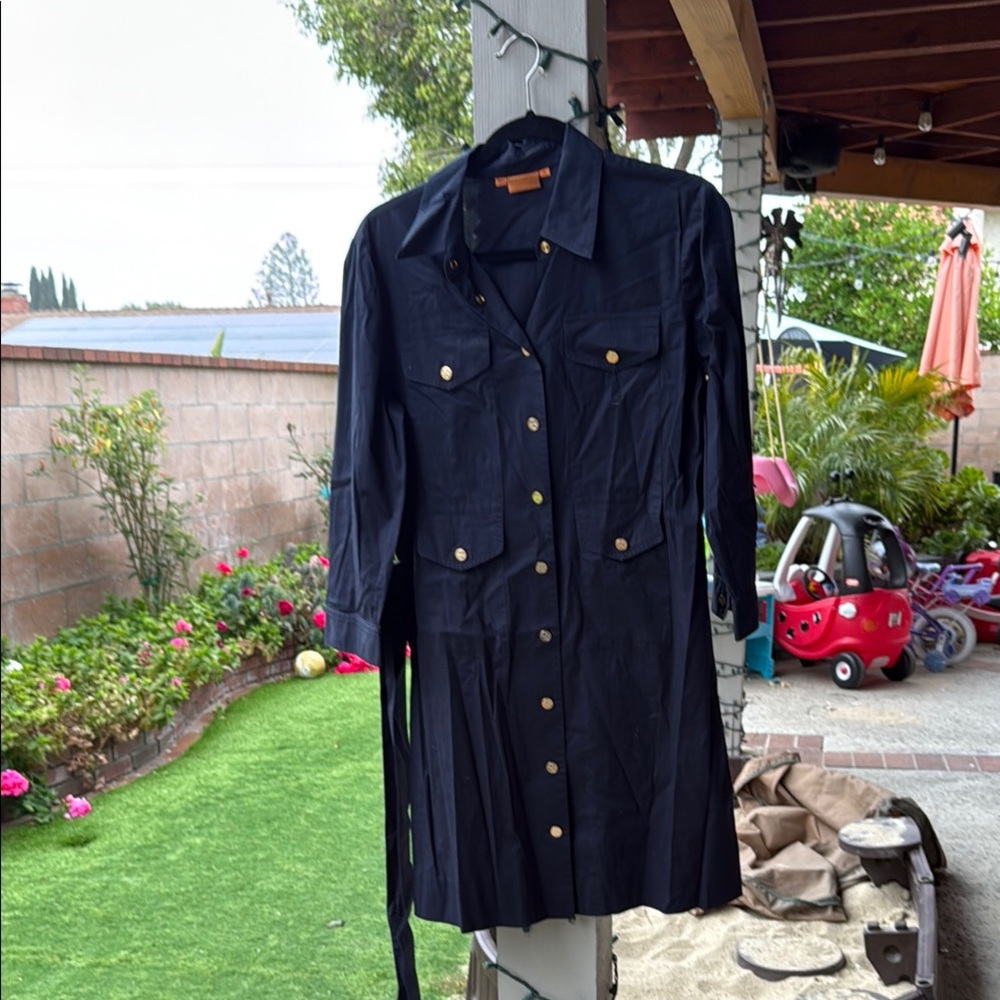 Black Button-Up Dress